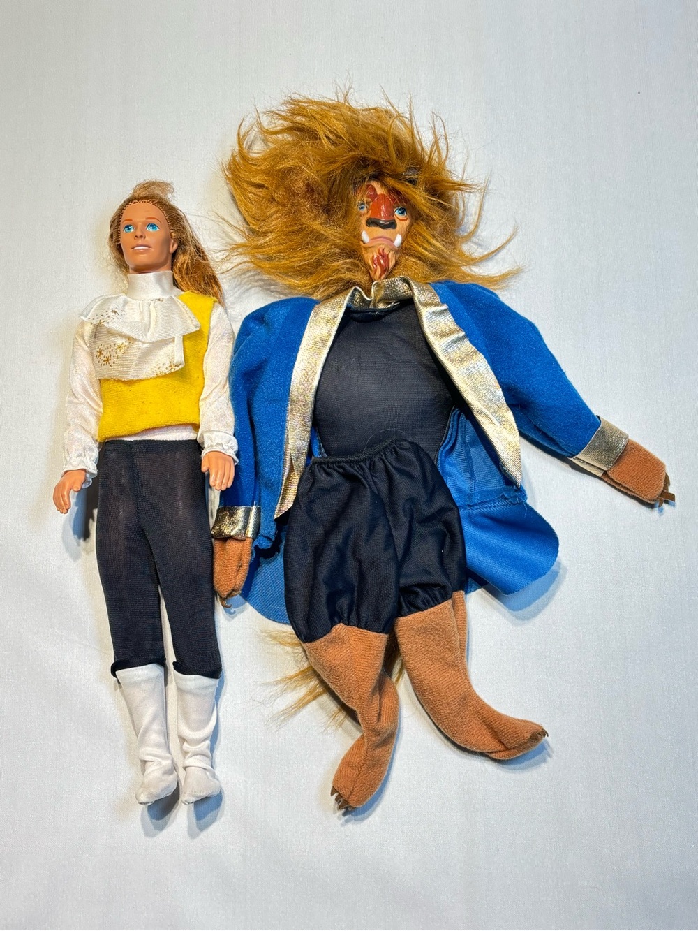 Prince Adam & The Beast (from Disney's Beauty and the Beast), 1991 Vintage.